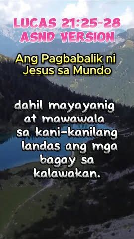 Ang Pagbabalik ni Jesus sa Mundo .